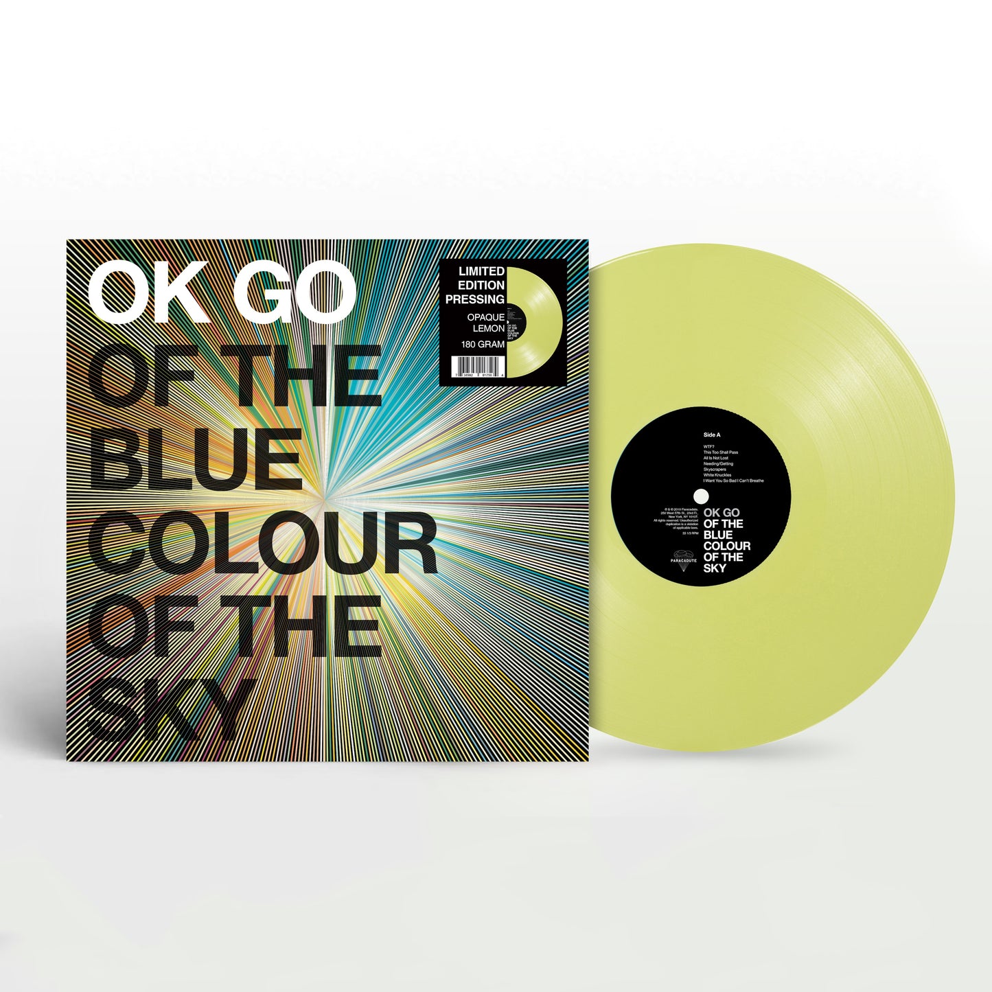 Of the Blue Colour of the Sky Yellow Vinyl