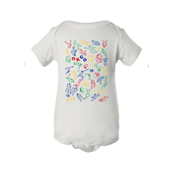 Upside Down & Inside Out Collage Onesie