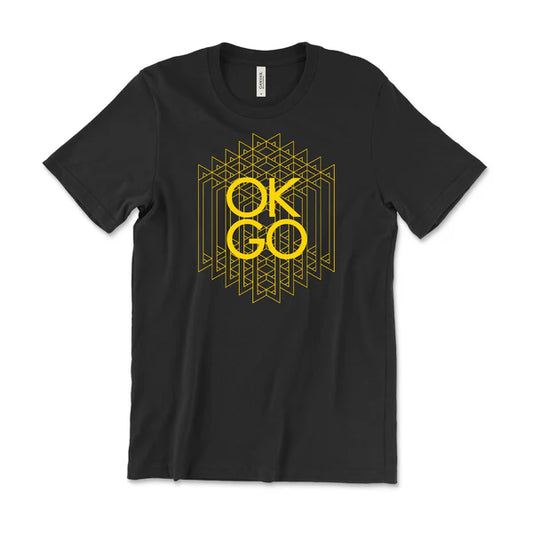 Cubism on Black Tee