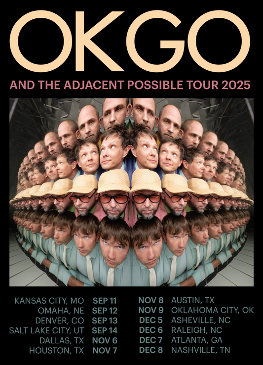 And The Adjacent Possible Tour Poster Winter 2025