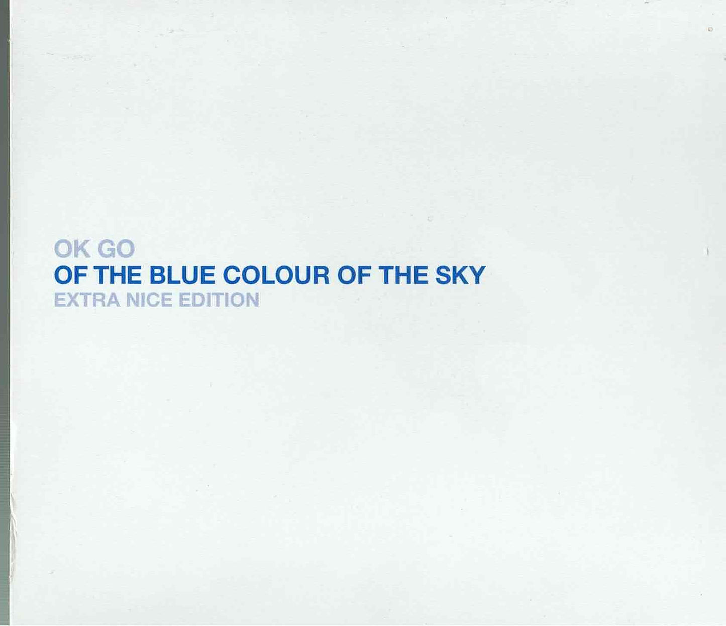 Of the Blue Colour of the Sky CD (Extra Nice Edition)
