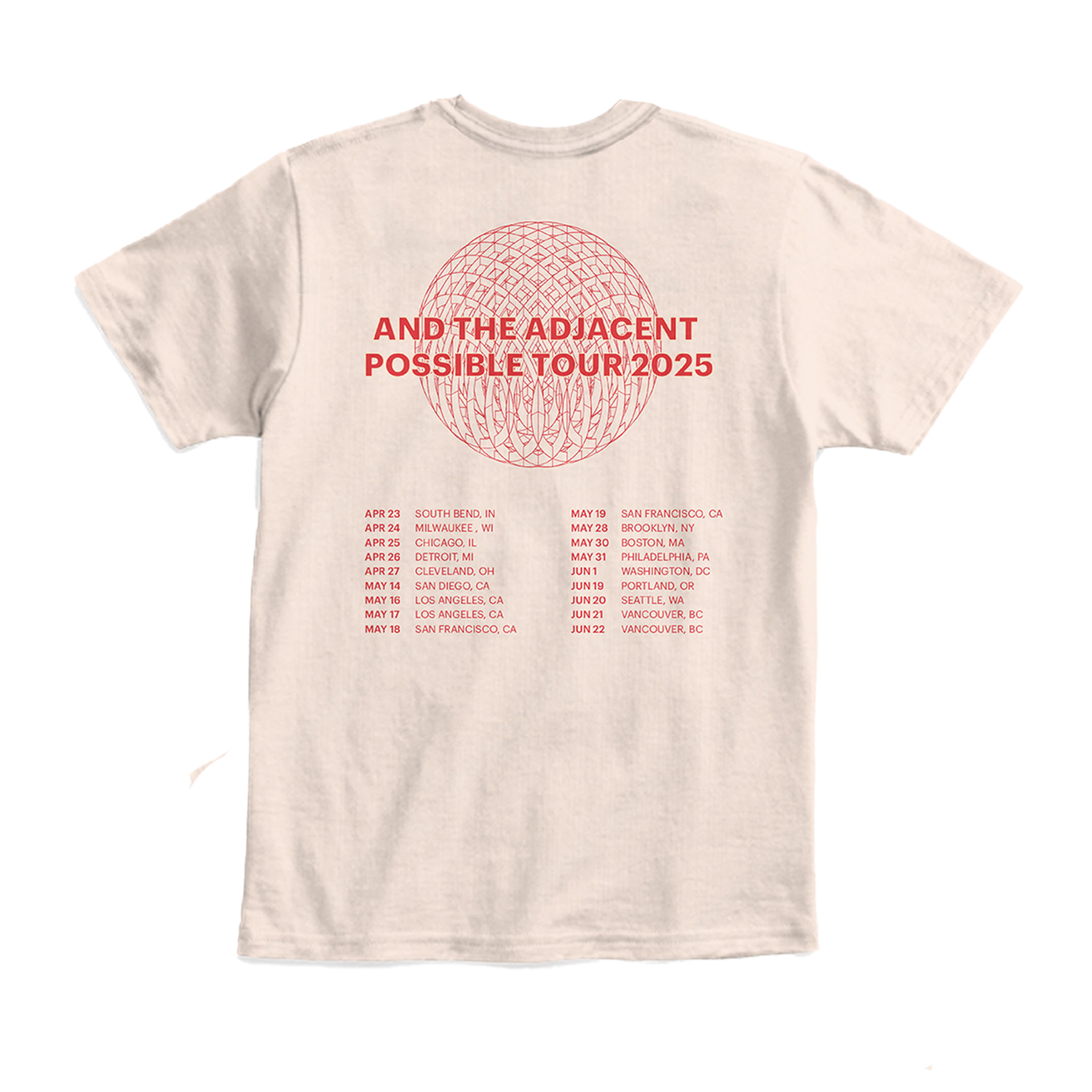 2025 Spring Tour T-Shirt (Unisex)