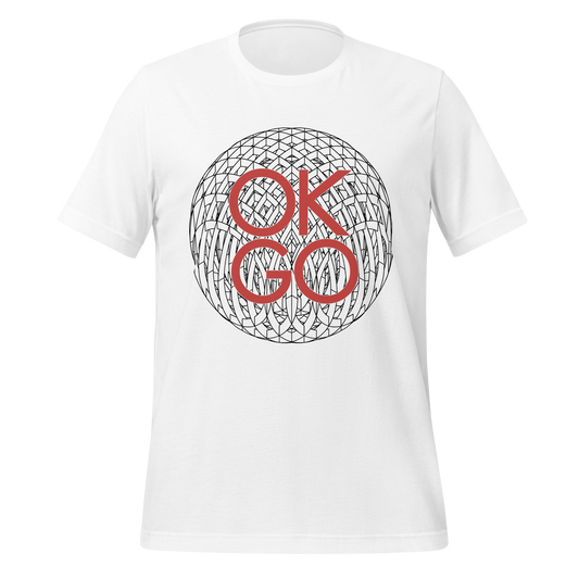 And the Adjacent Possible White Logo T-Shirt (Unisex)